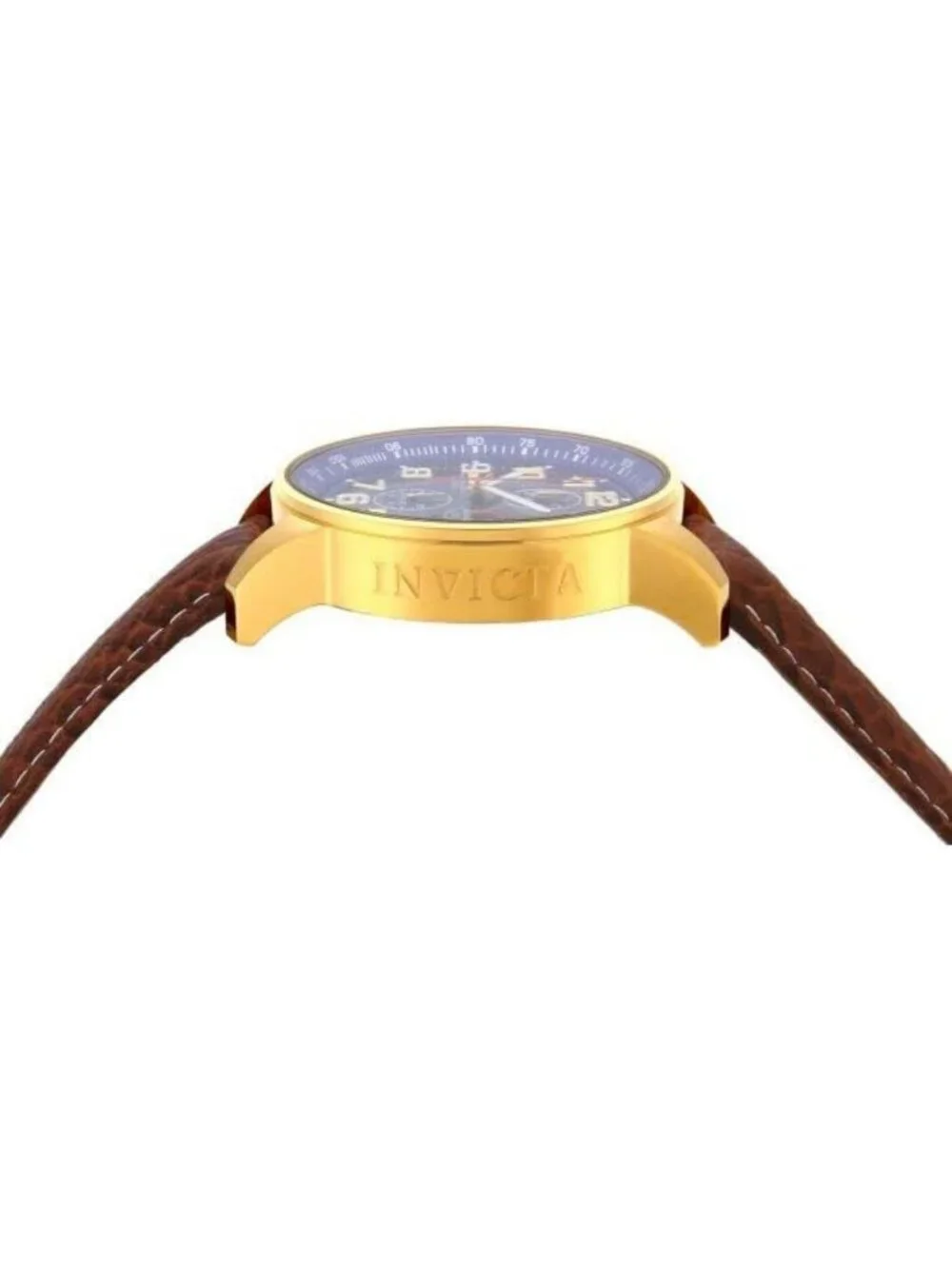 Stylish Men's Left-Handed Quartz Watch with Leather Strap - Perfect for Everyday